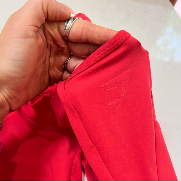 Gymshark Sculpt Leggings (Powder Red) - Picture 4 of 7